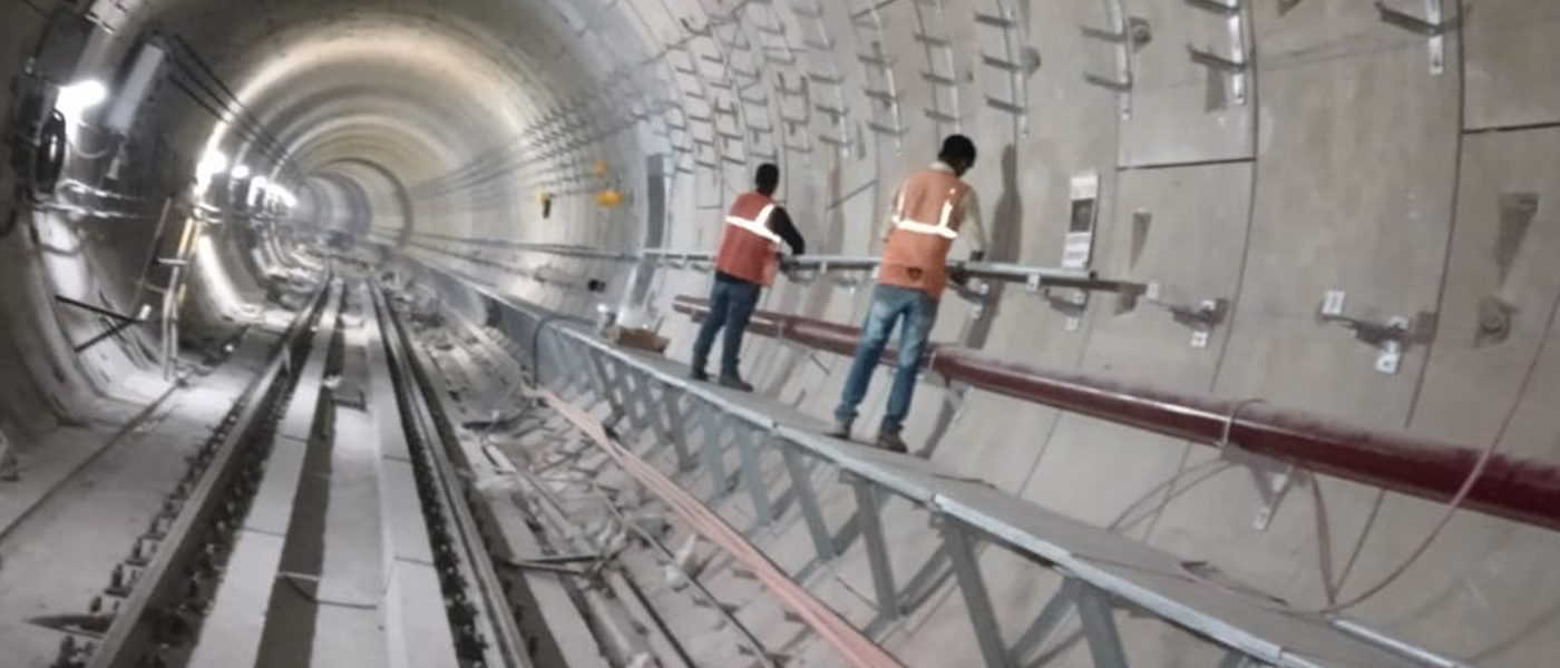 TUNNEL WALKWAY & HANDRAIL