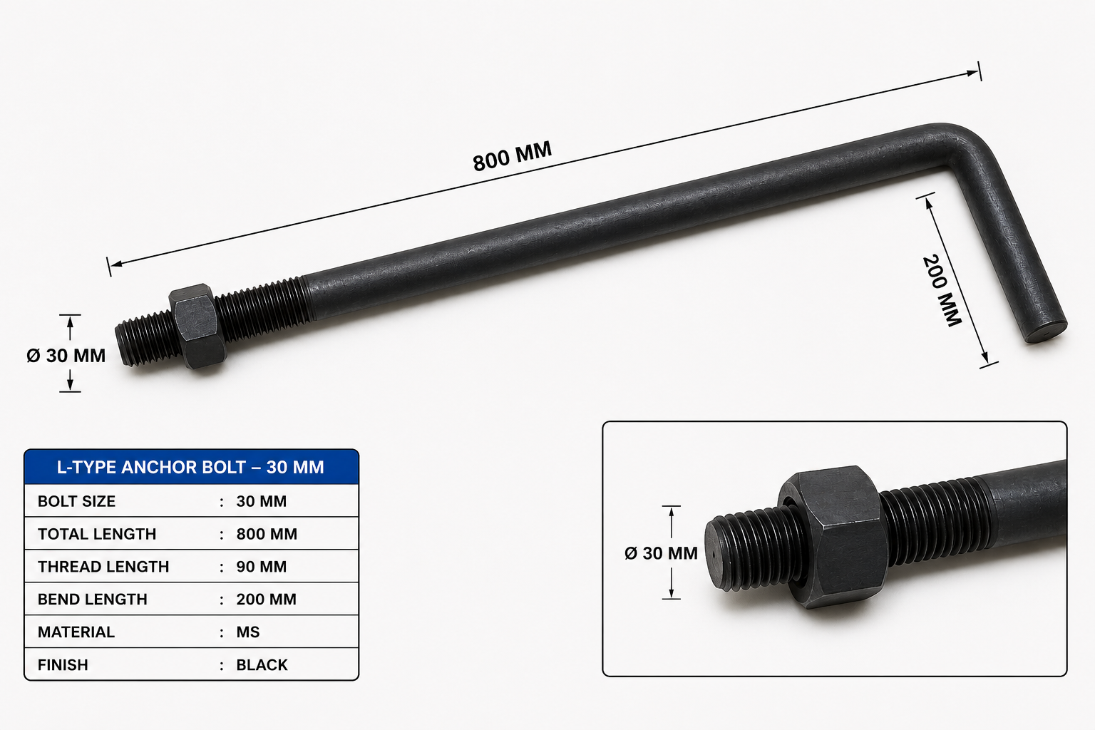 Anchor Bolt  L-Tpye