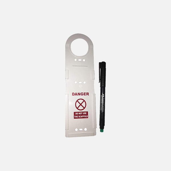 SCAFFOLDING HOLDER AND TAGS